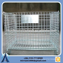 50 * 50 mm verzinkt Mesh Palettenkäfig / Lagerkäfig / Mesh-Container